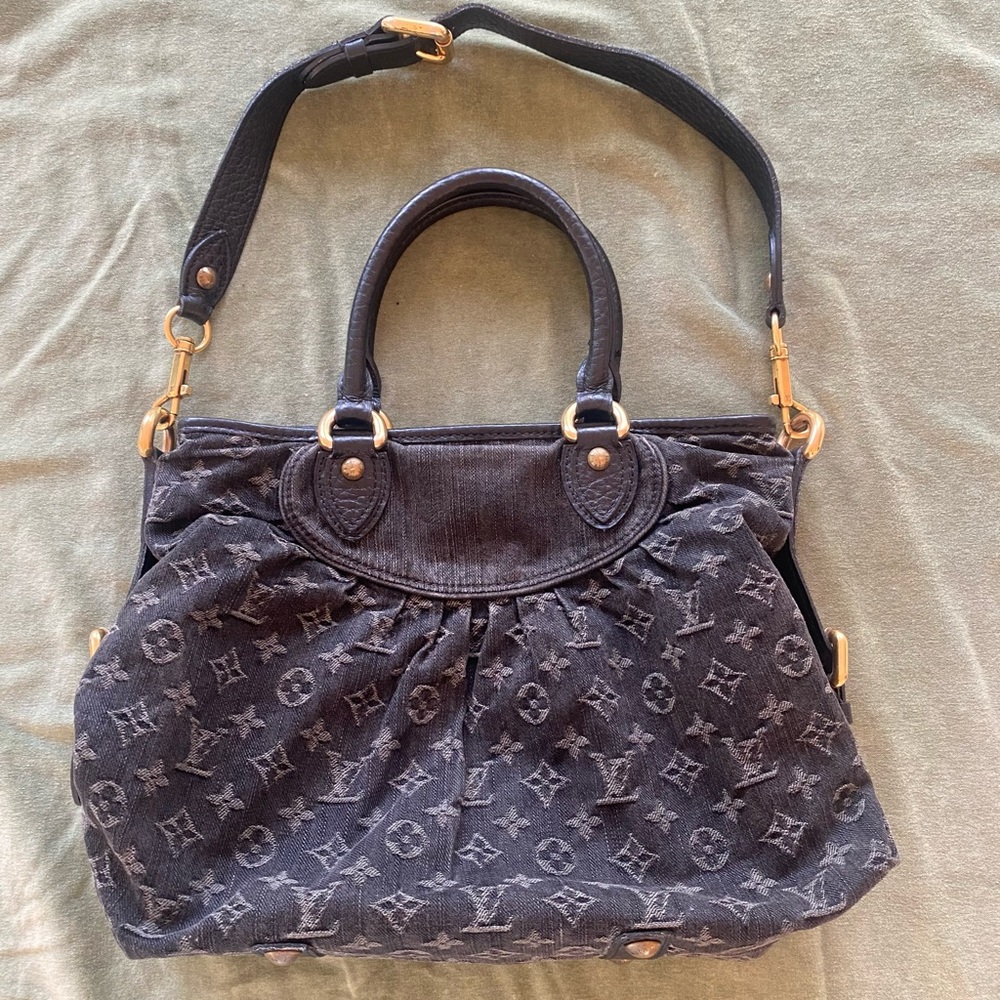 Louis Vuitton Denim Neo Cabby MM - Black